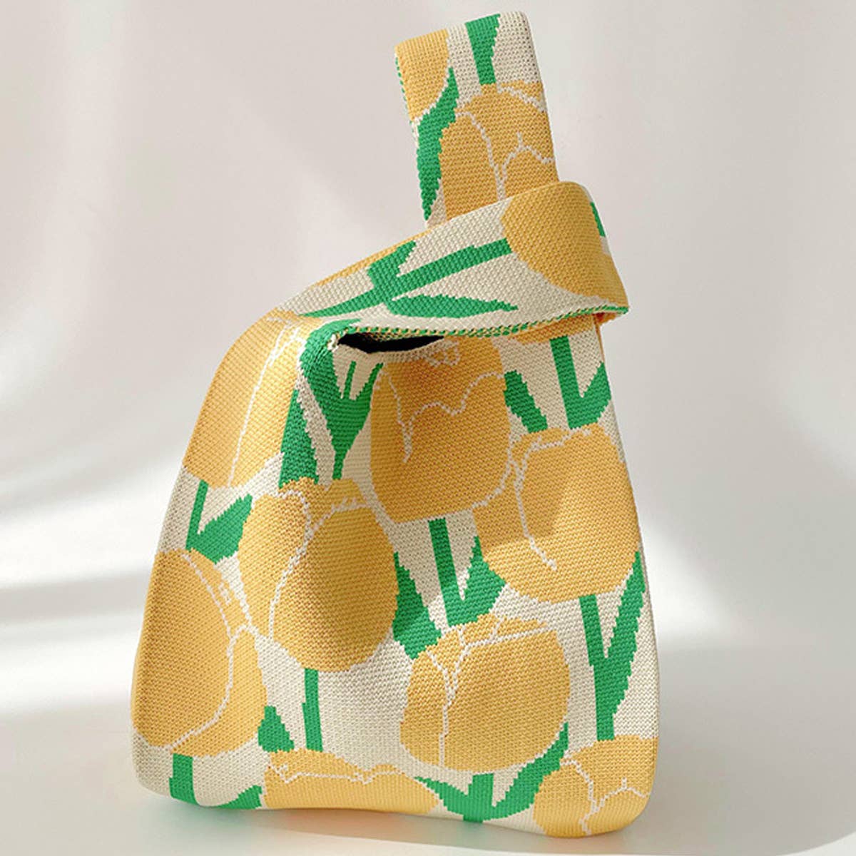 WOMEN FLORAL KNITTED SHOULDER HANDBAG_CWAB1493