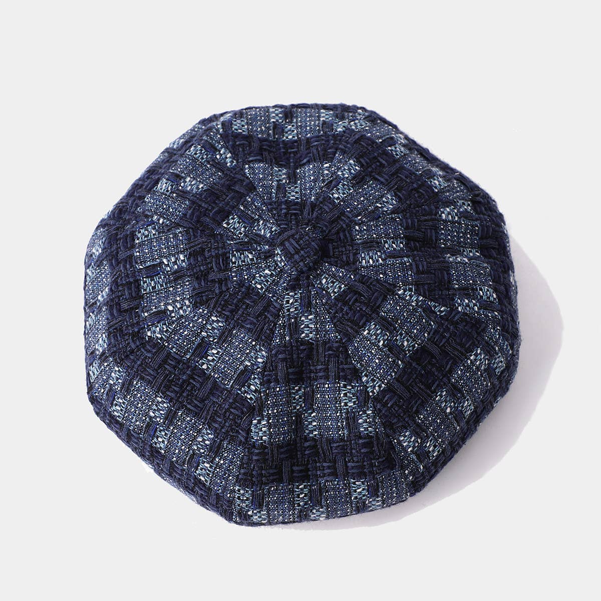 RETRO ROUGH TEXTURE CONTRAST COLOR BERET_CWAB2927