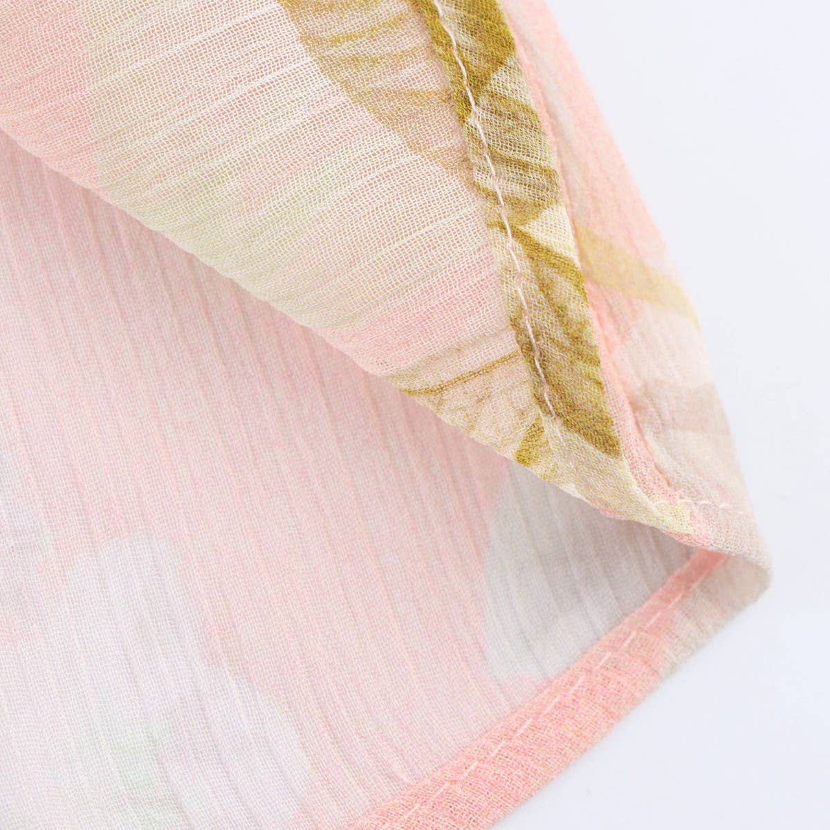 Floral Print Layered Long Sleeve Blouse