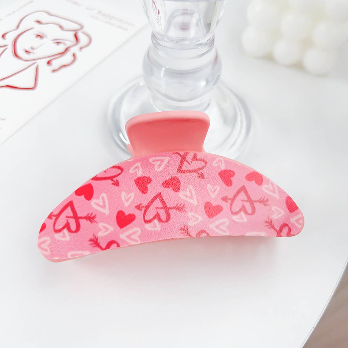 Romantic love plastic hairpins Valentine's Day