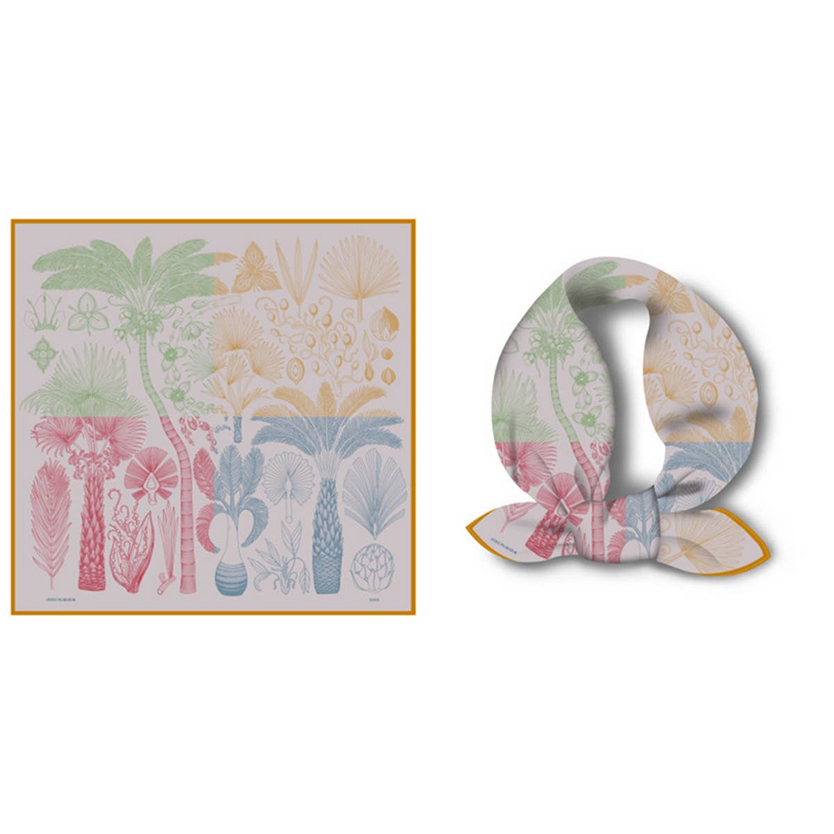 Vacation Beach Satin Scarf for Women, Sun