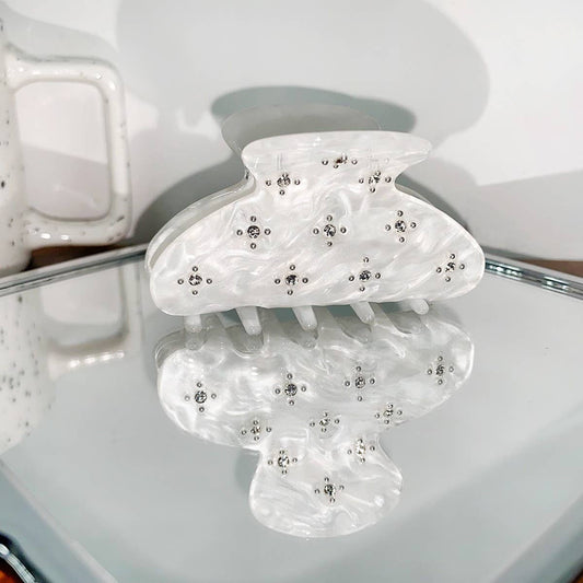 Rhinestone Acrylic Hair Claw ? 6.5cm Chic Clip_CWAHA1485