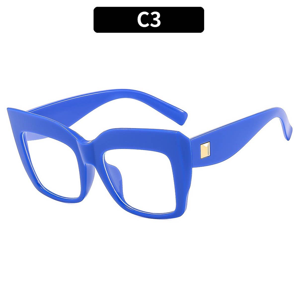 FASHIONABLE LARGE FRAME ANTI-BLUE LIGHT GLASSES