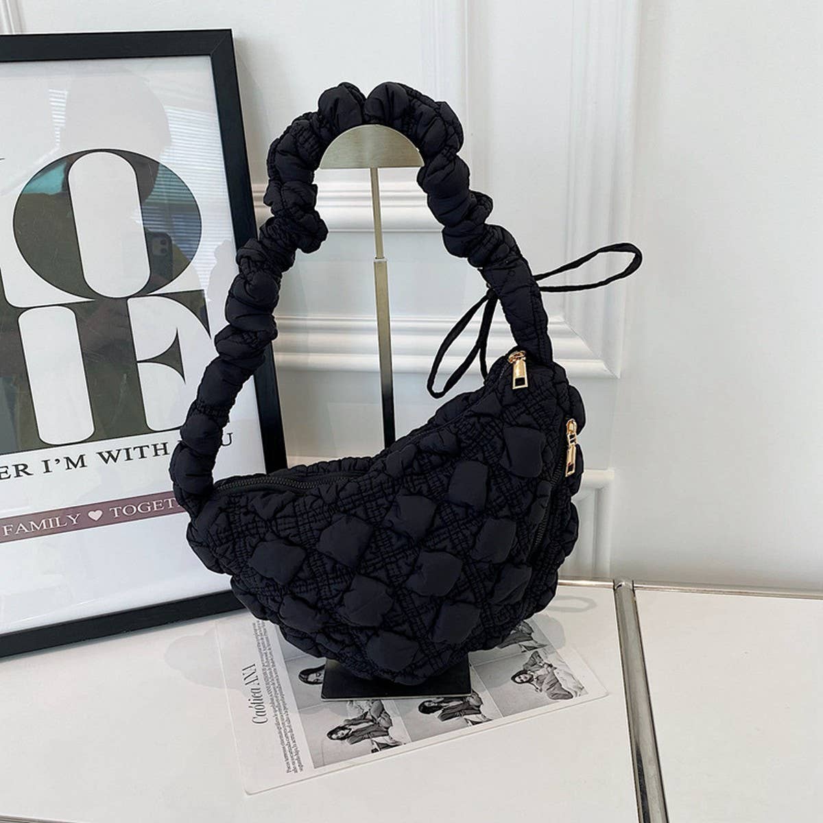 Dumpling Puff Cloud Bag Shoulder Crossbody_CUAB00459