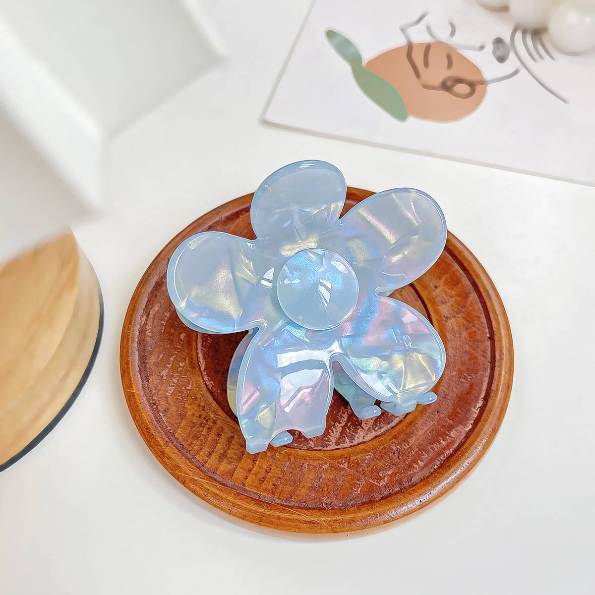 Iridescent Mermaid imitation acetic acid clip