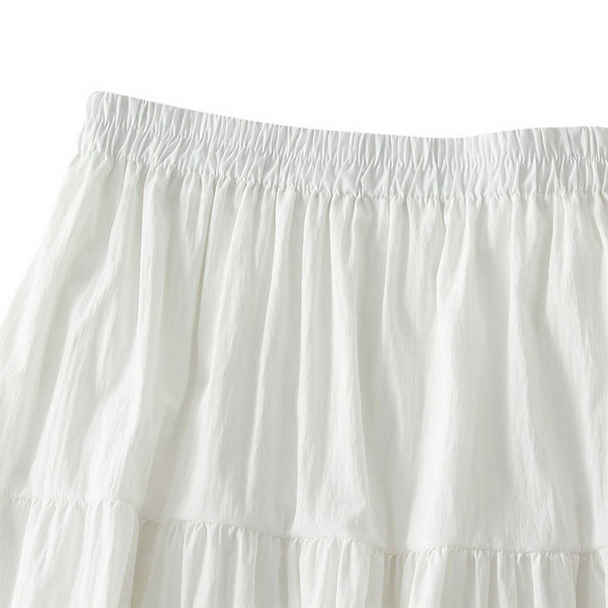 SWEET MIDI SKIRT WITH LACE TRIM