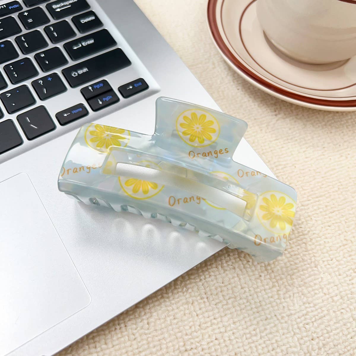 Iridescent Fruit Hair Claw, Sweet Candy Color Clip_CWAHA1577