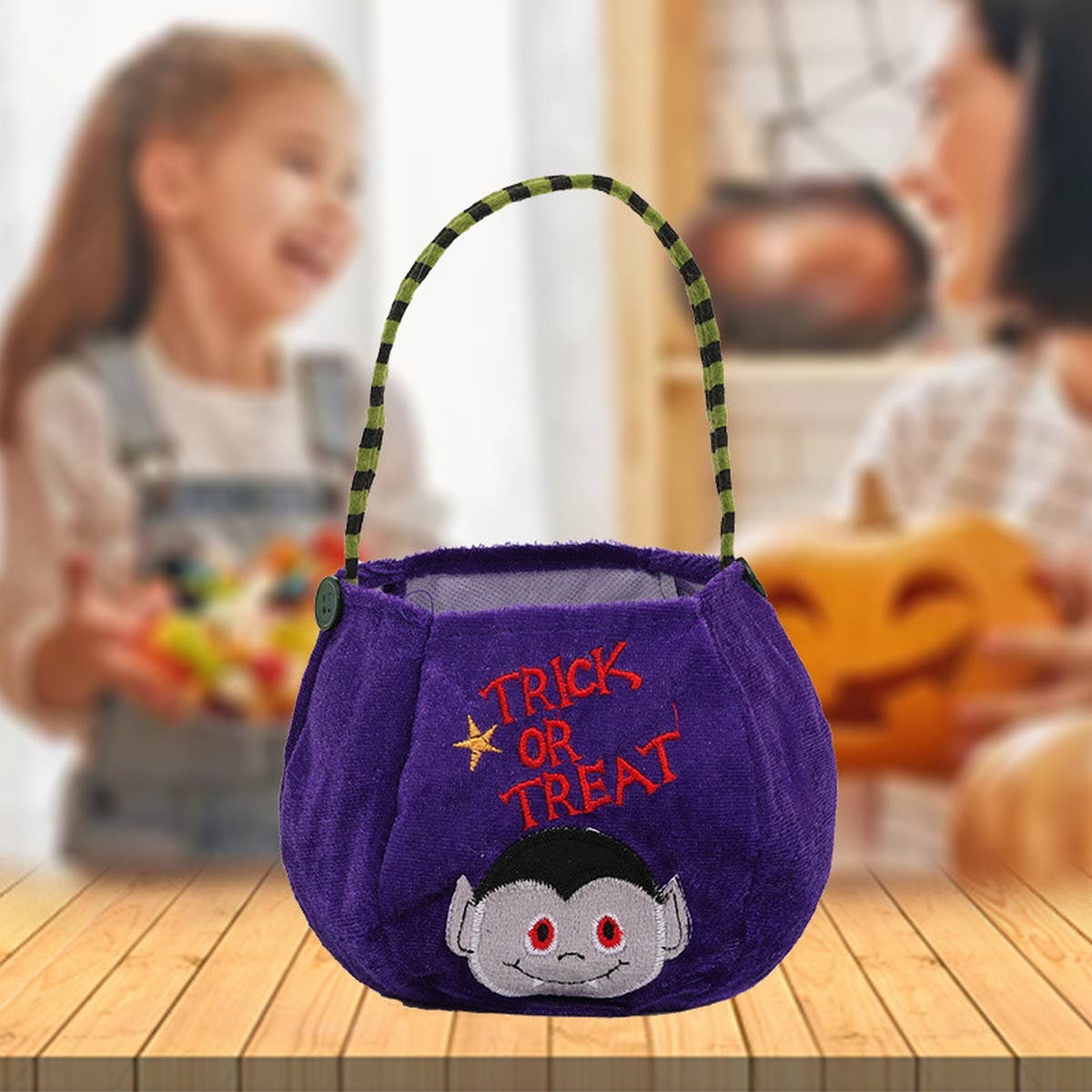 CWAB2572_Halloween Pumpkin Candy Tote Gift Bag
