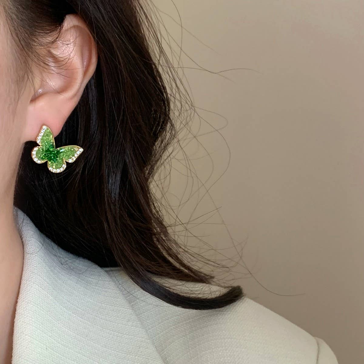 ELEGANT AND HIGH-END BUTTERFLY EARRINGS FOR WOMEN