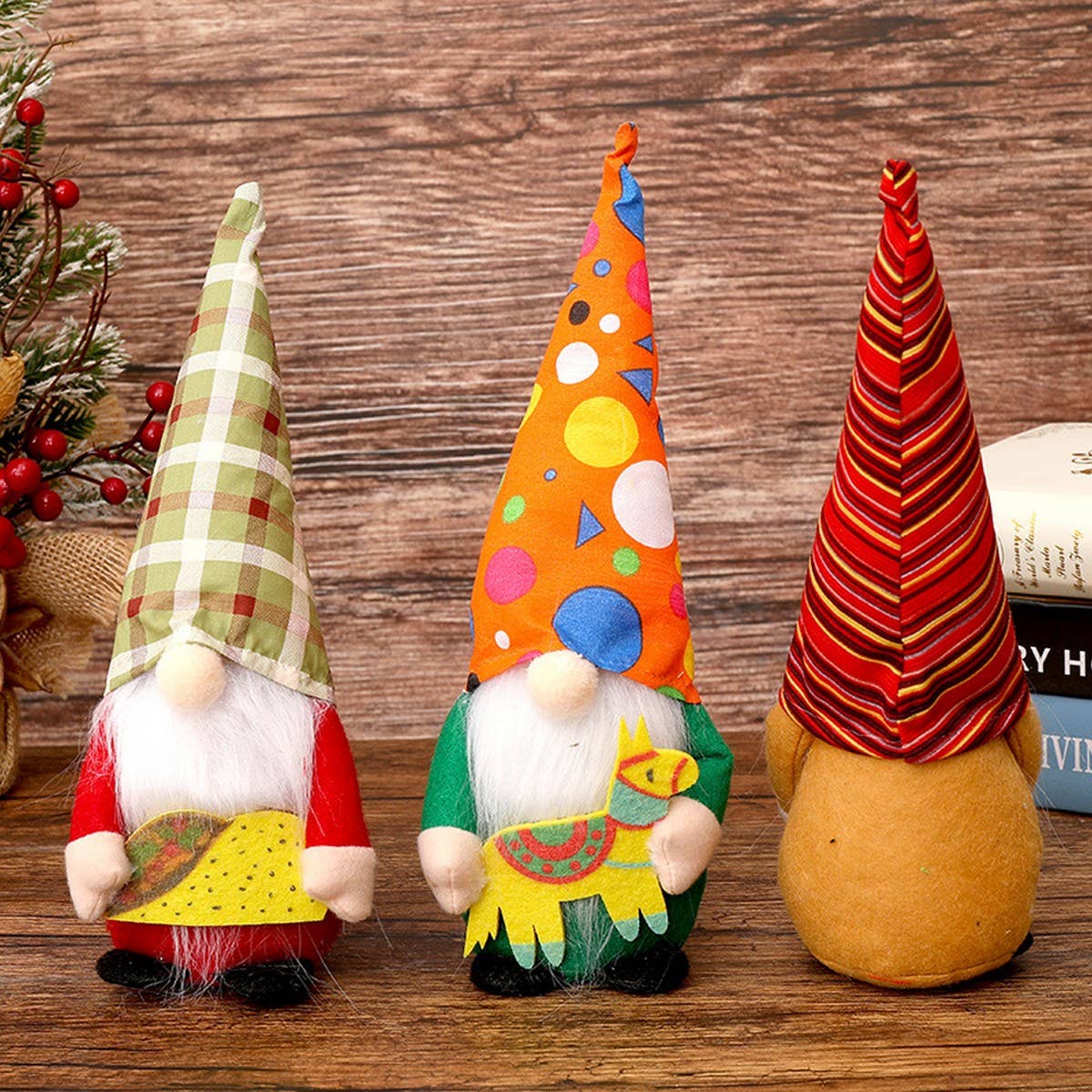 CWMM9485_CARNIVAL DECORATION DWARF FACELESS DOLL ORNAMENTS