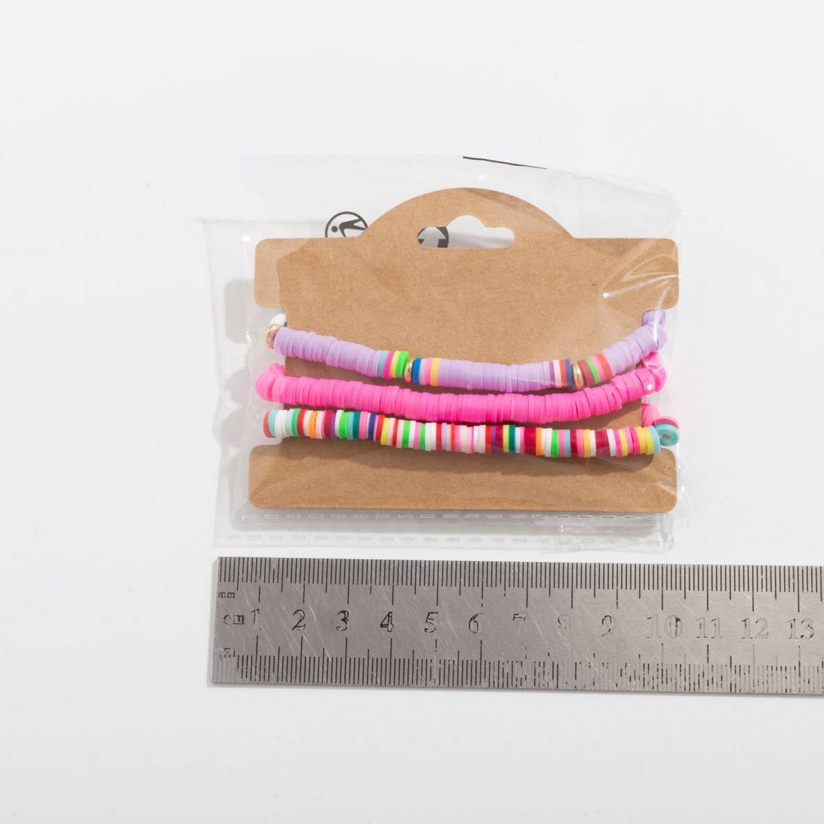 COLORFUL LETTER BOHEMIAN STAR BALL BRACELET SET