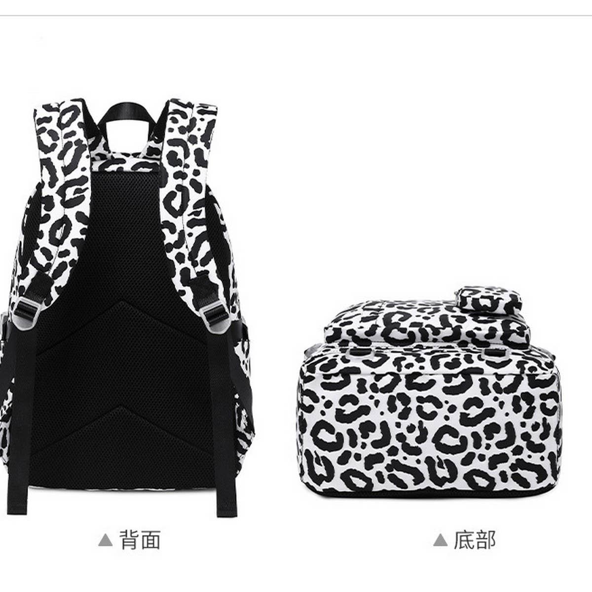 Leopard Print Backpacks for School Girls Large_CWAB5501