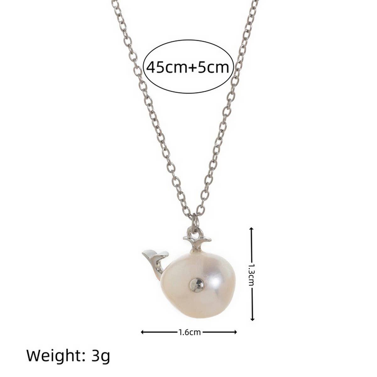 Clownfish & Pearl Necklace ? Ocean Kiss Pendant
