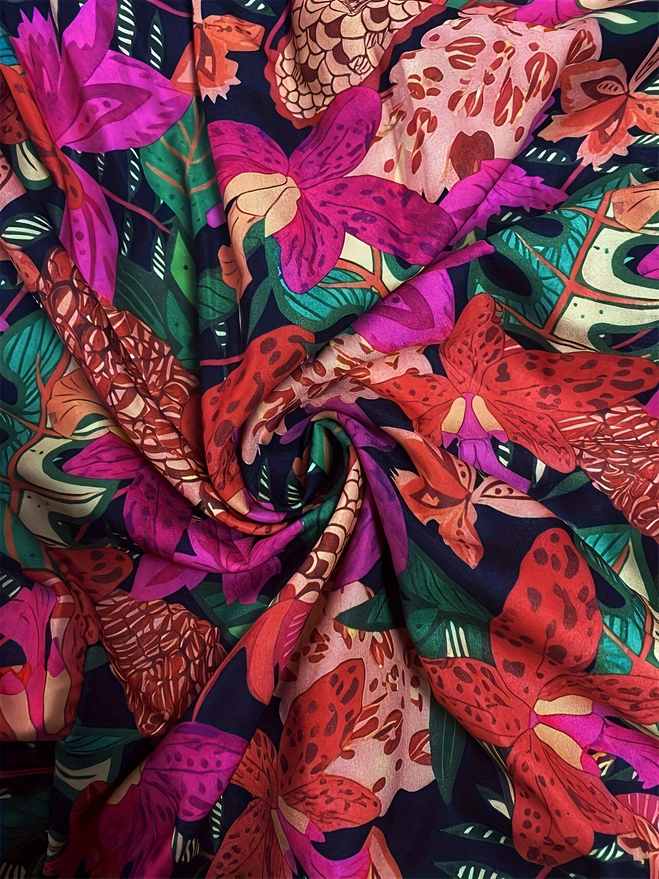 Printed halter backless vacation-style dress