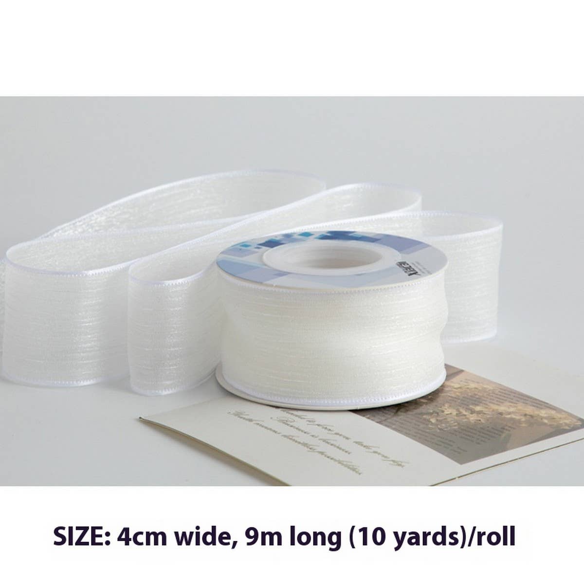 DIY BOW HAIR ACCESSORIES SNOW YARN RIBBON