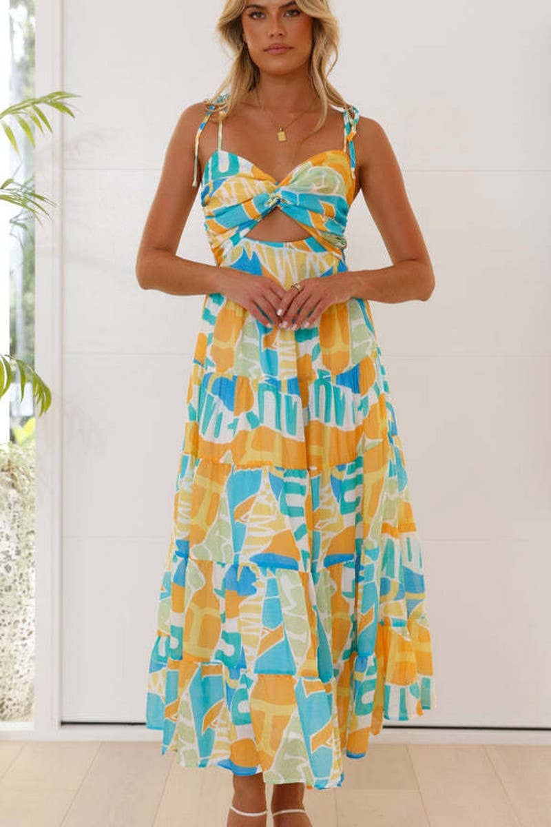 CWDMD5548_FLORAL SPAGHETTI STRAP MAXI DRESS