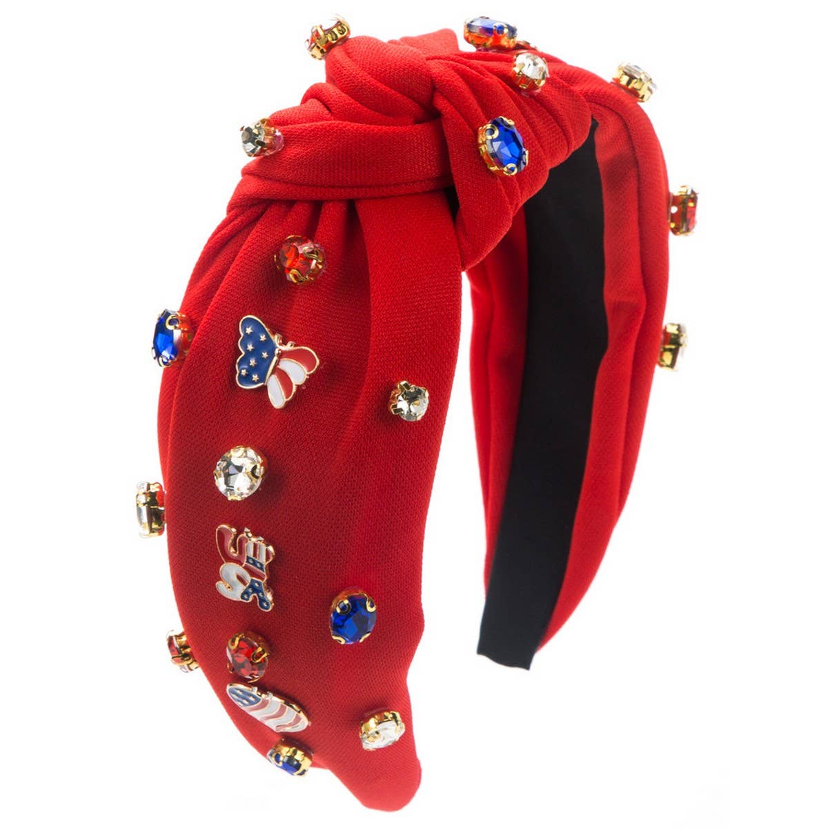 INDEPENDENCE DAY FLAG DIAMOND HEADBAND_CWAHA1261