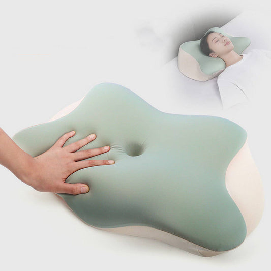 Butterfly Memory Foam Neck Pillow, A-Class Fabric_CWMM8093