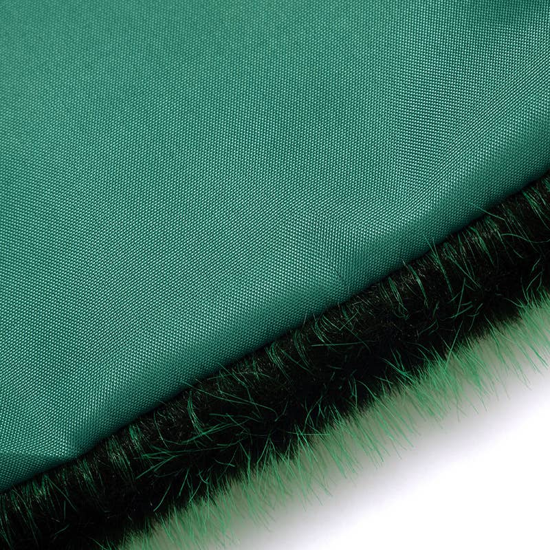 Fashion standing collar fur waistcoat