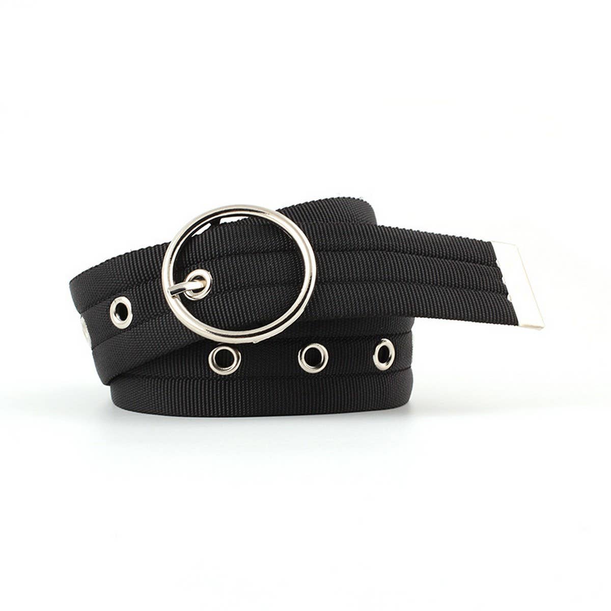 NEW HOLLOW ROUND BUCKLE PERSONALIZED BELT_CWABE0608