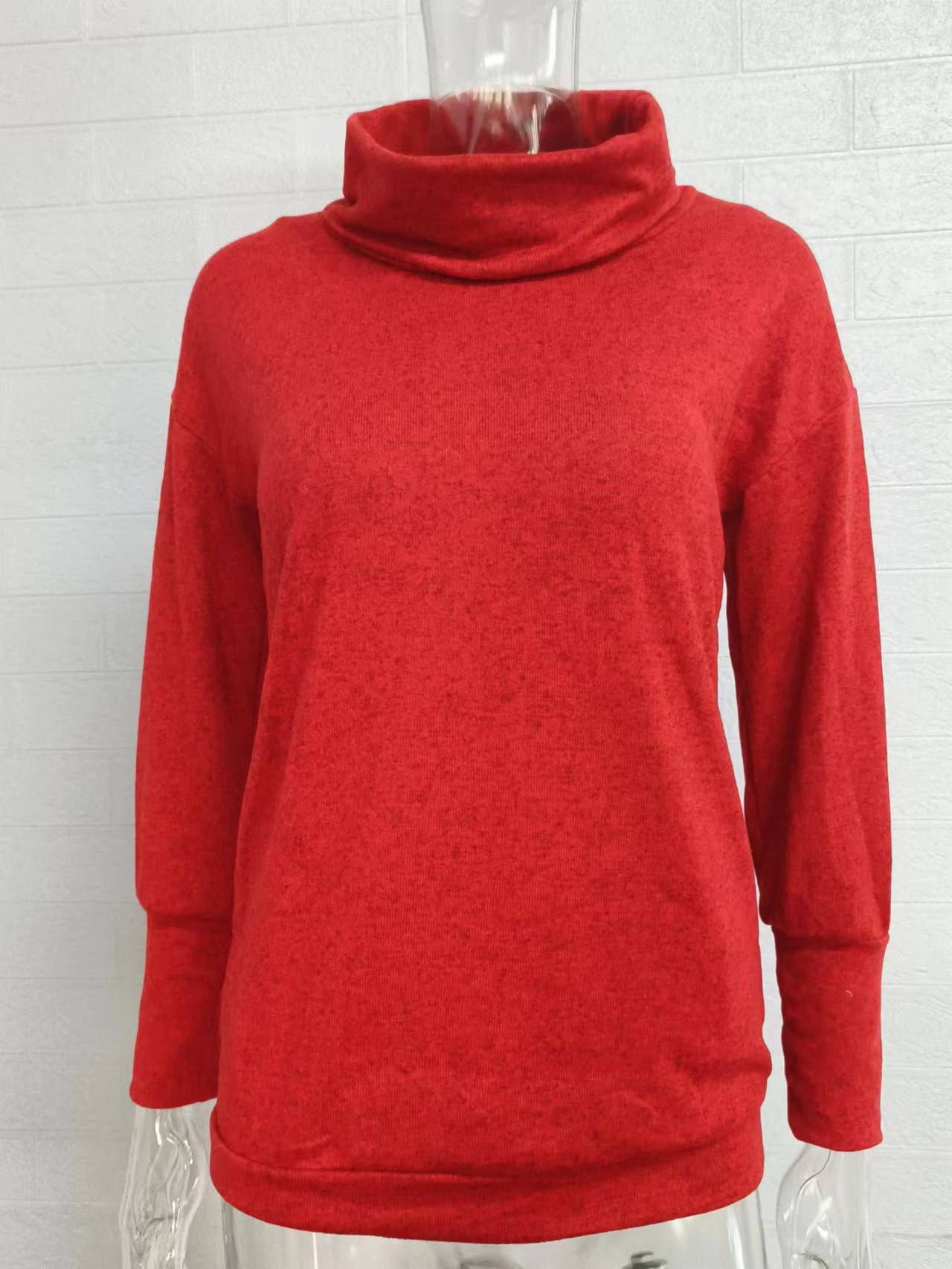 FASHION CASUAL TURTLENECK CASHMERE GROUND SWEATER