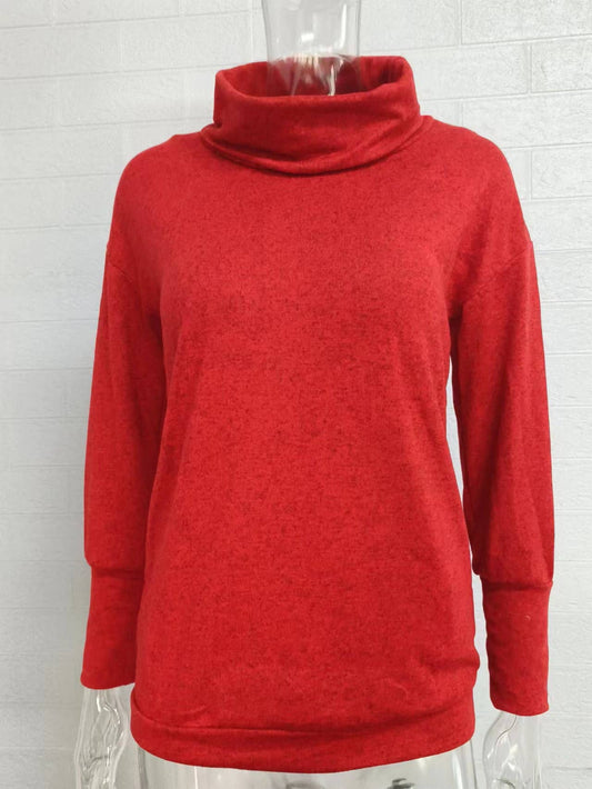 FASHION CASUAL TURTLENECK CASHMERE GROUND SWEATER