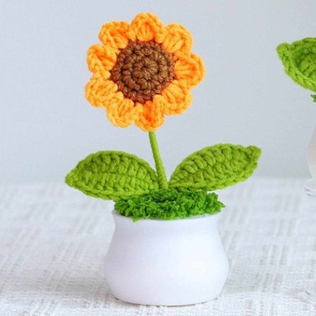 CWMM9270_HAND-WOVEN BOUQUET POTTED PLANT ORNAMENTS