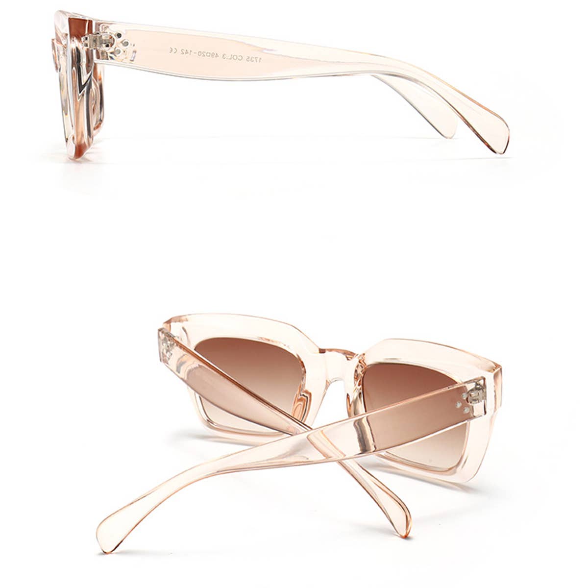 TRENDY STREET STYLE SQUARE SUNGLASSES