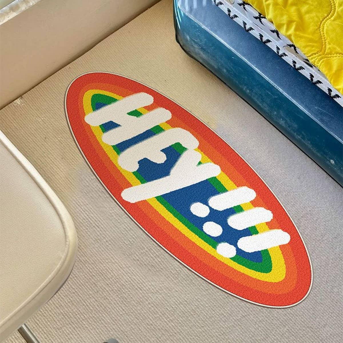 Rainbow Dopamine Rug, Trendy Room Makeover Mat_CWMM7508