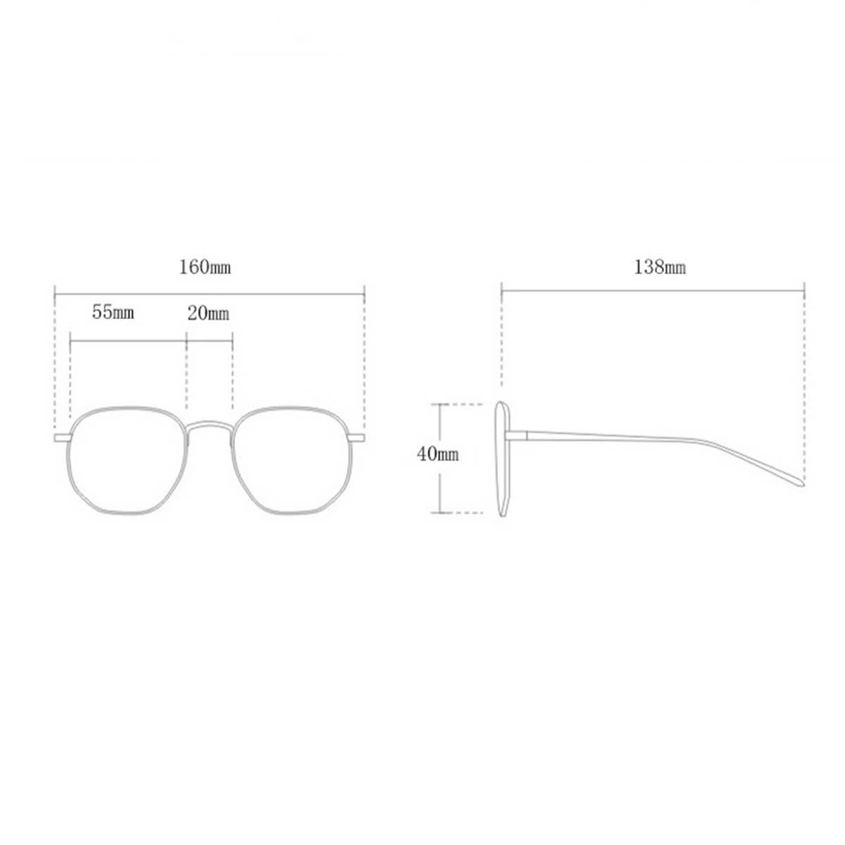 UV PROTECTION LARGE FRAME CAT EYE SUNGLASSES