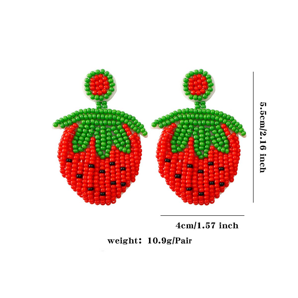 SUMMER BEADED CREATIVE RICE BEAD EARRINGS_CWAJE1648
