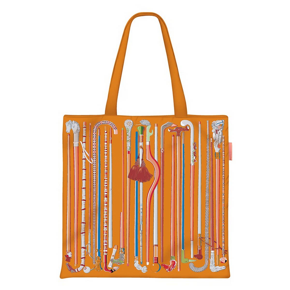 Scepter Print Canvas Tote Bag for Women_CWAB5131