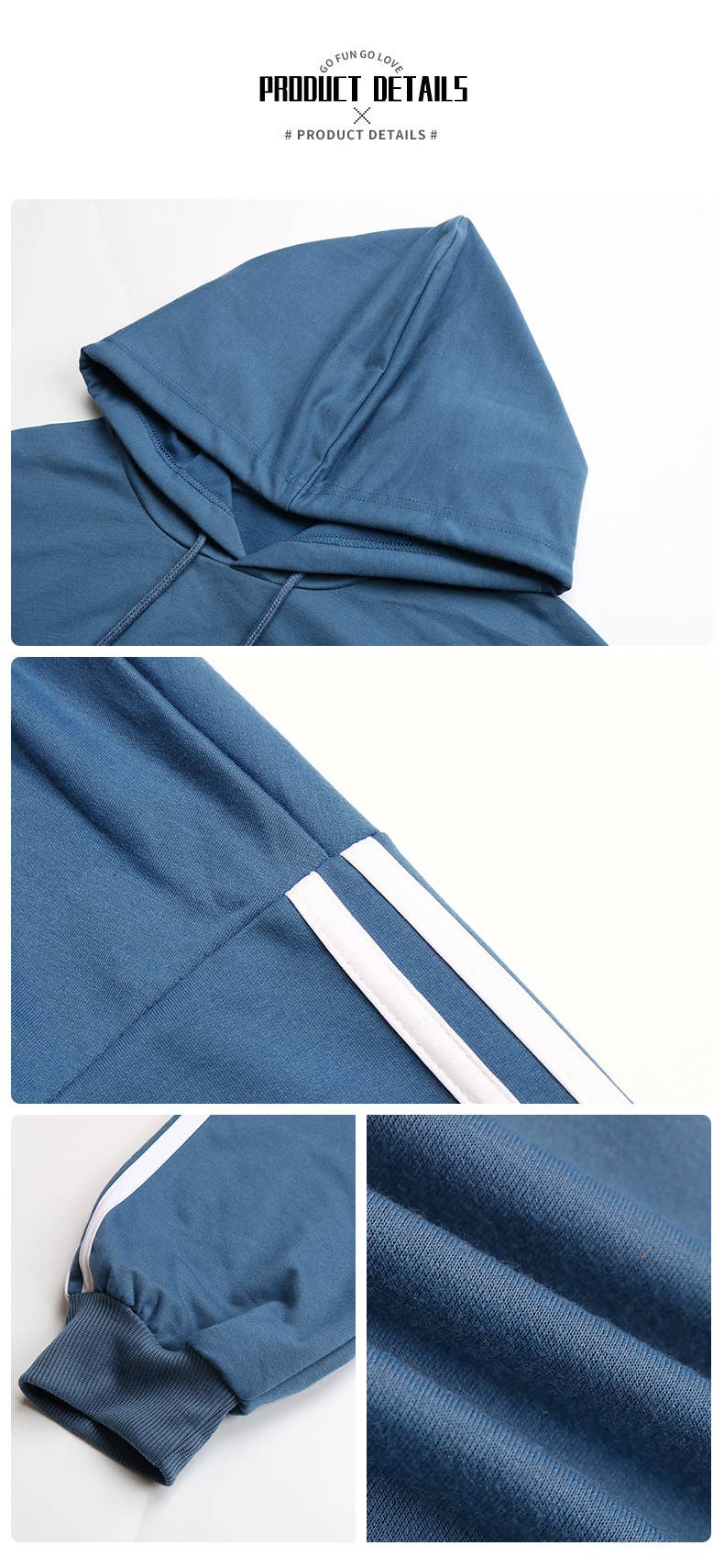 SHORT COLOR MATCHING HOODIE SHORT HOODIE