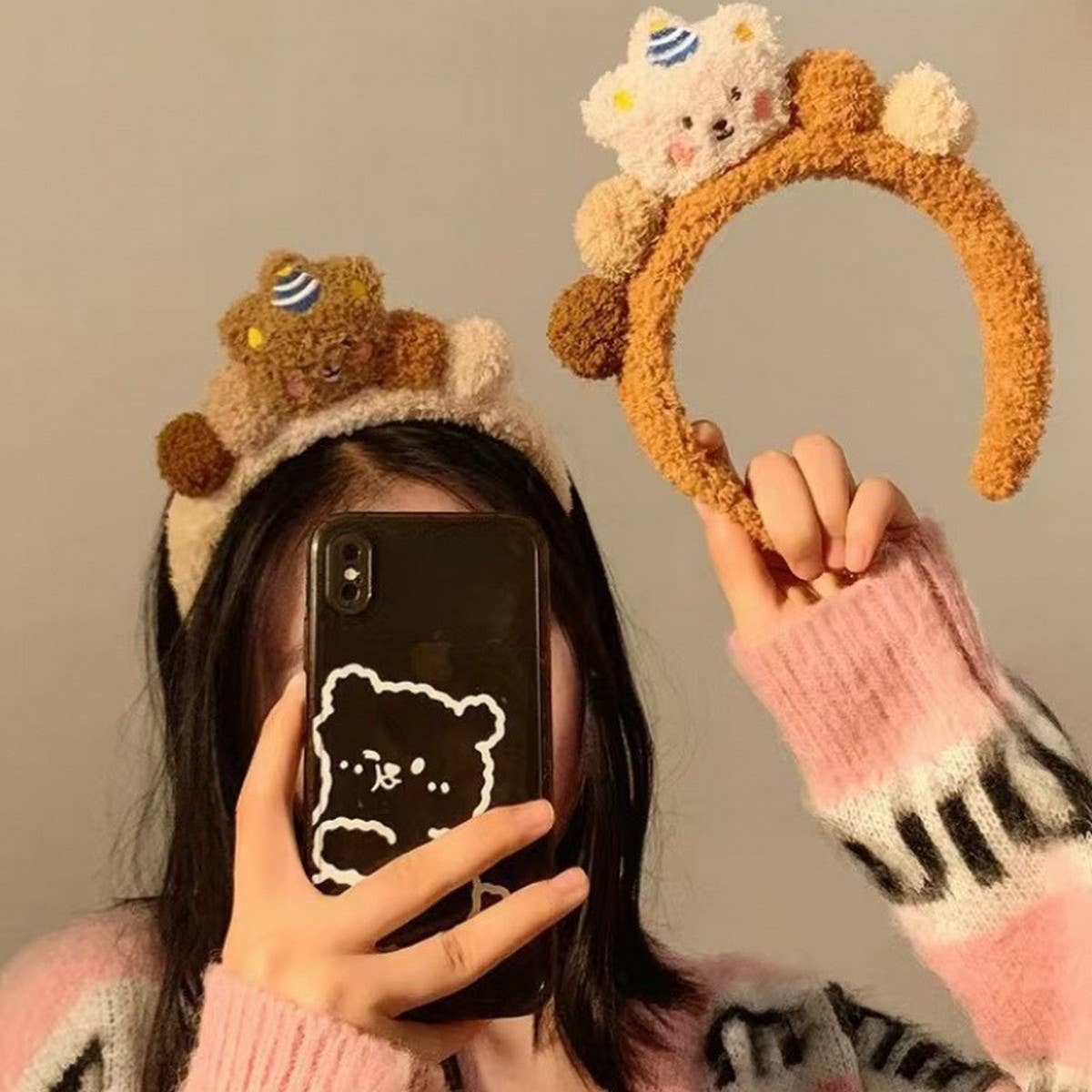 CARTOON BEAR DOLL CUTE HEADBAND_CWAHA2847