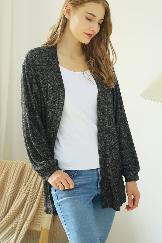 WOMEN SOLID CASUAL CARDIGAN_CWOCAL527
