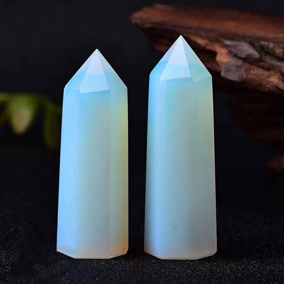 Natural Opal Polished Crystal Tower