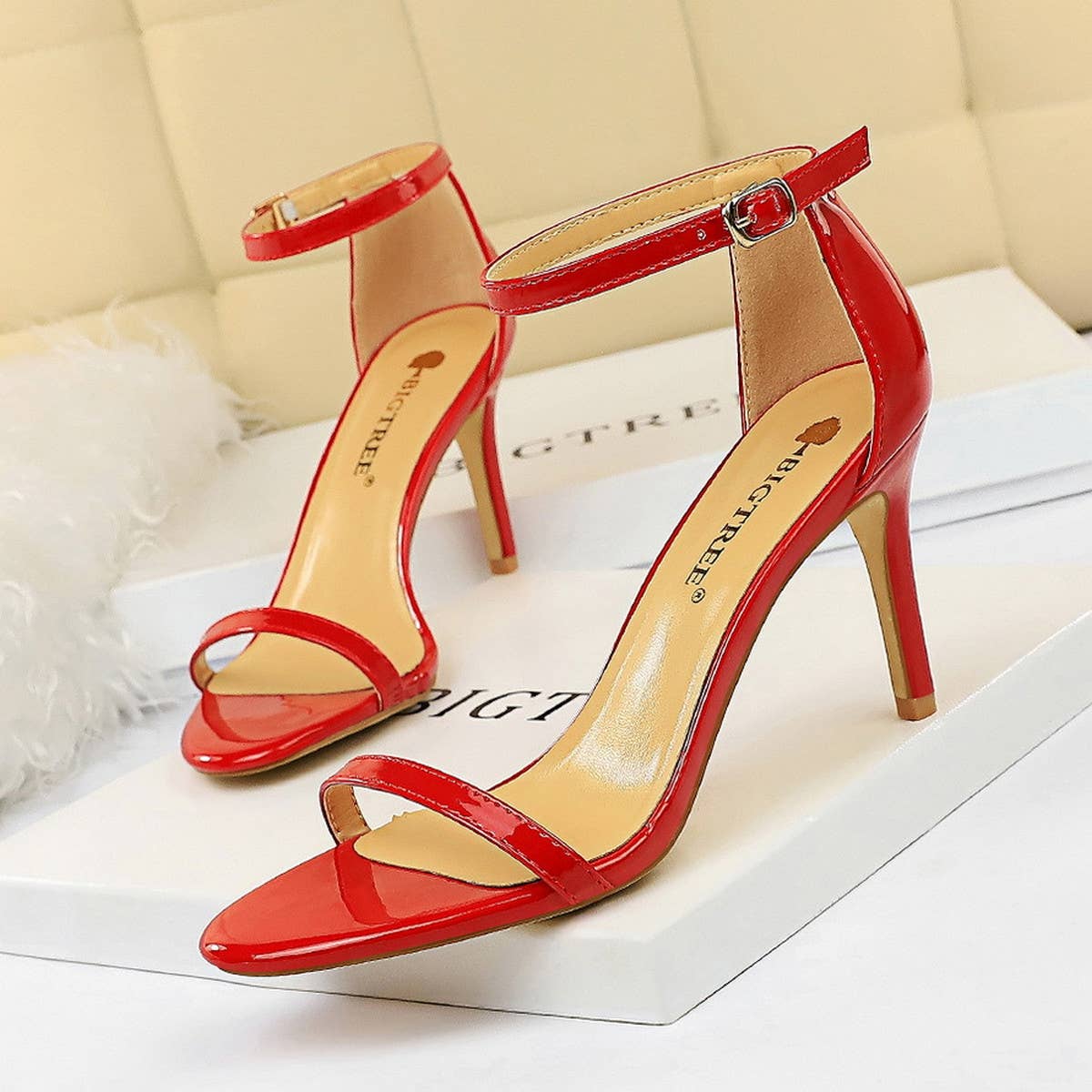 FASHION OPEN TOE WORD SANDALS HIGH HEELS_CWSHH0034