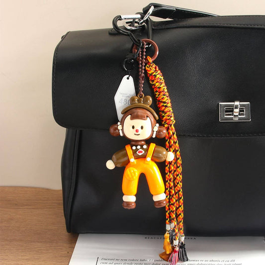 Cute Splits Doll PVC Keychain for Bags & Cars