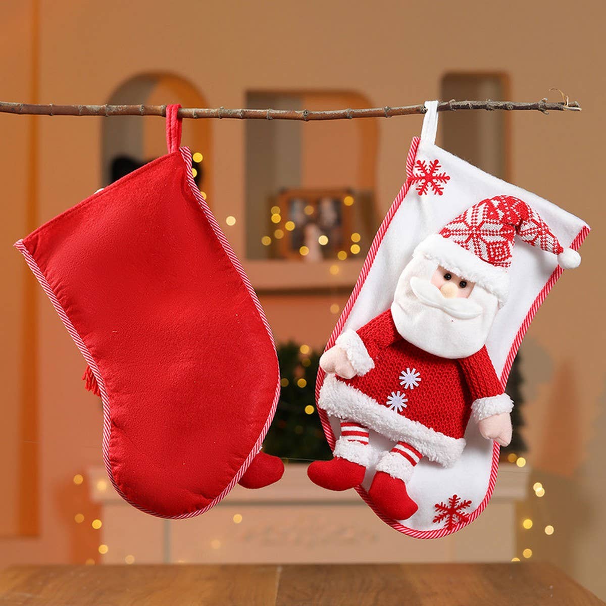 LARGE CHRISTMAS SOCK CANDY GIFT BAG_CWMM1902