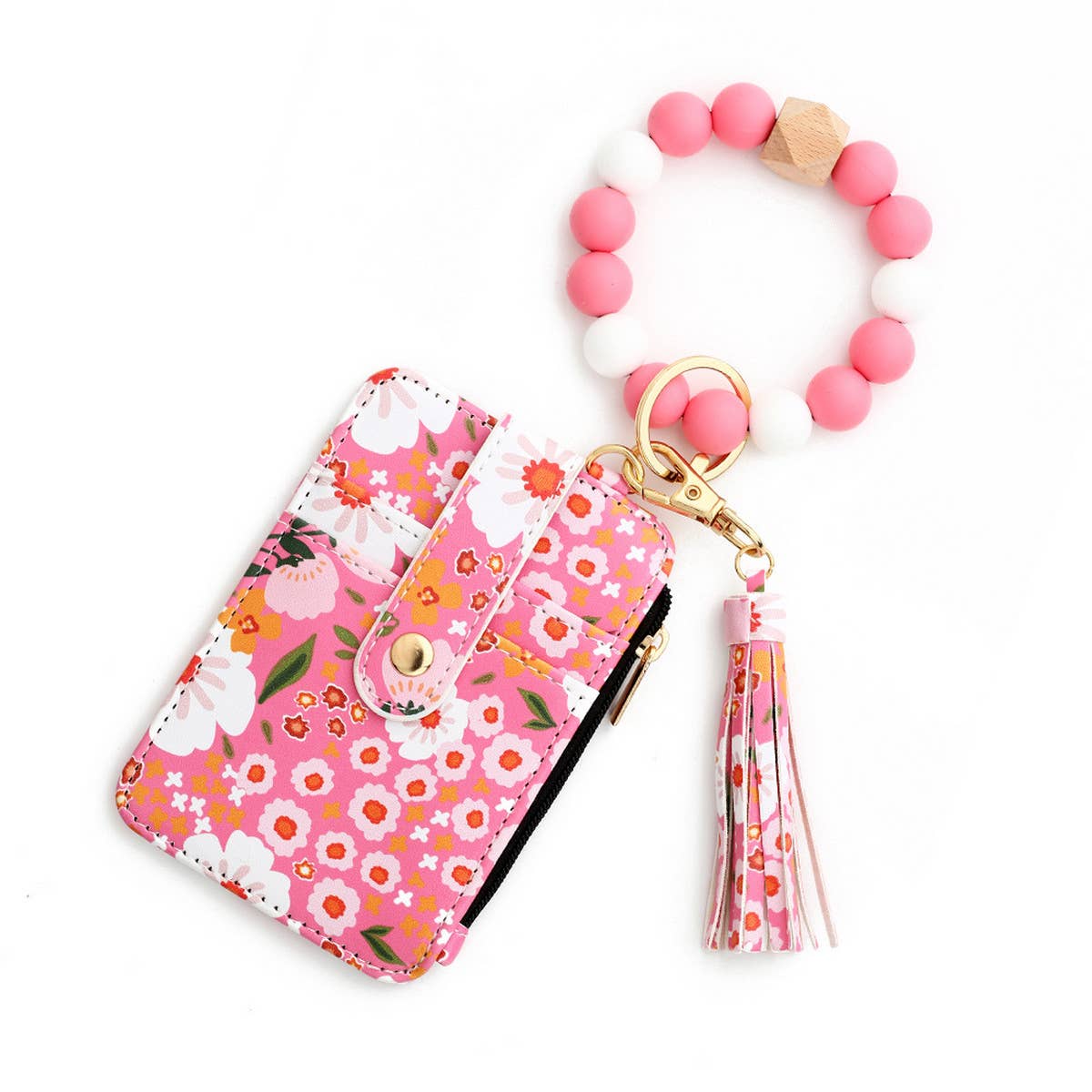 NEW ARRIVAL BRACELET FLORAL KEYCHAIN