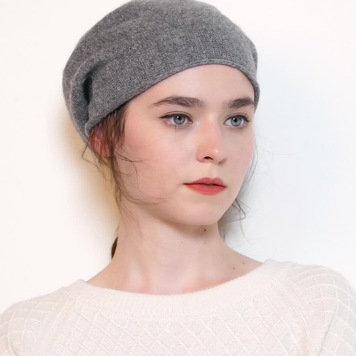 Women??¢s Knit Beanie ??Warm Cashmere Cuffed Hat_CWAH3993