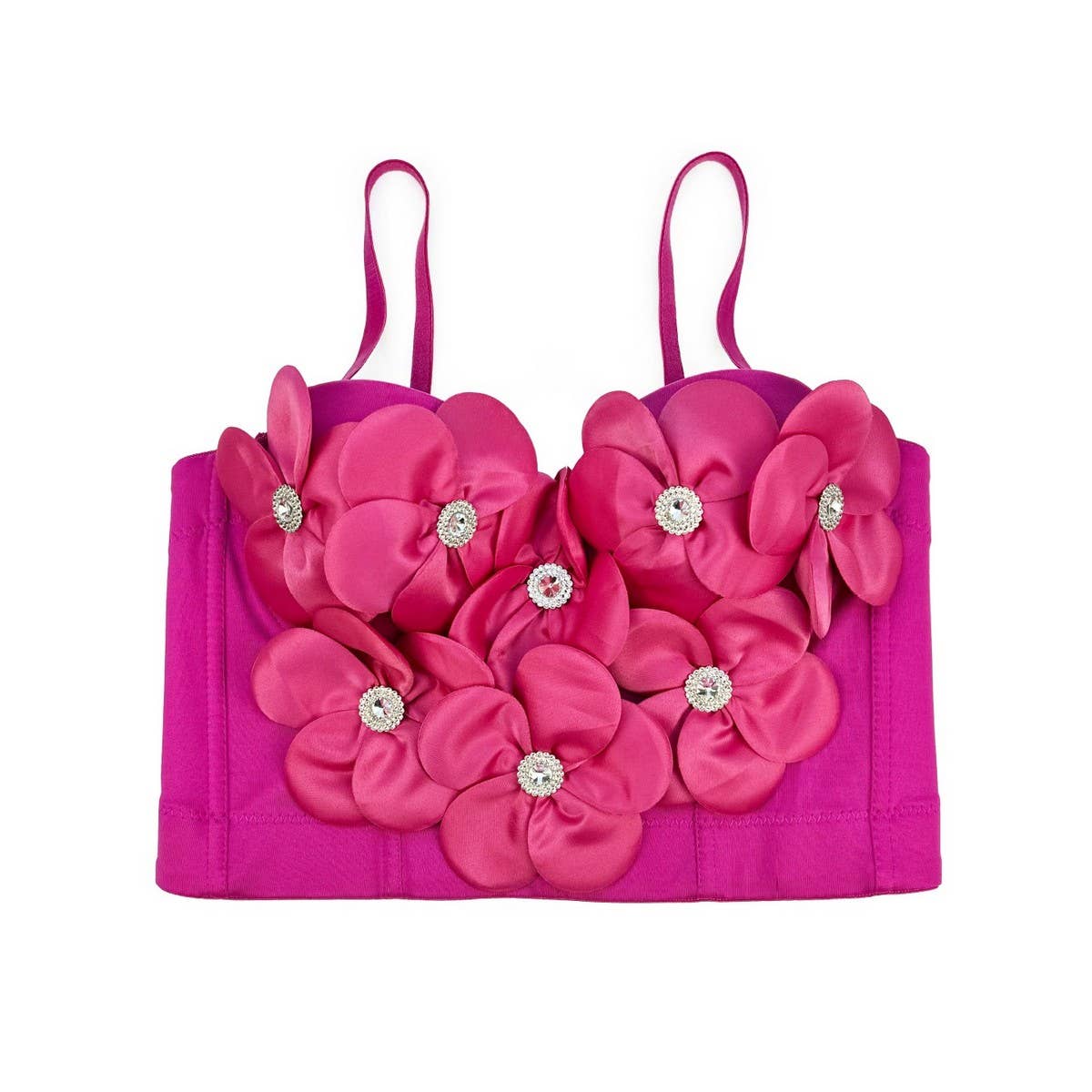 CREATIVE FLOWER HIGH-END HERRINGBONE BRA