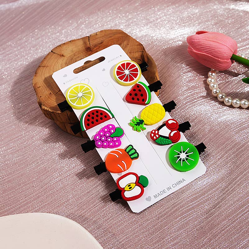 Sweet fruit hair accessories and hair clips