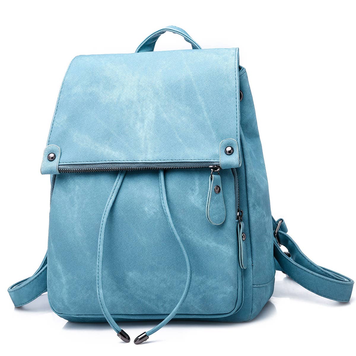 PU LEATHER BACKPACK CANDY COLOR FOR WOMEN HANDBAG_CWAB0741
