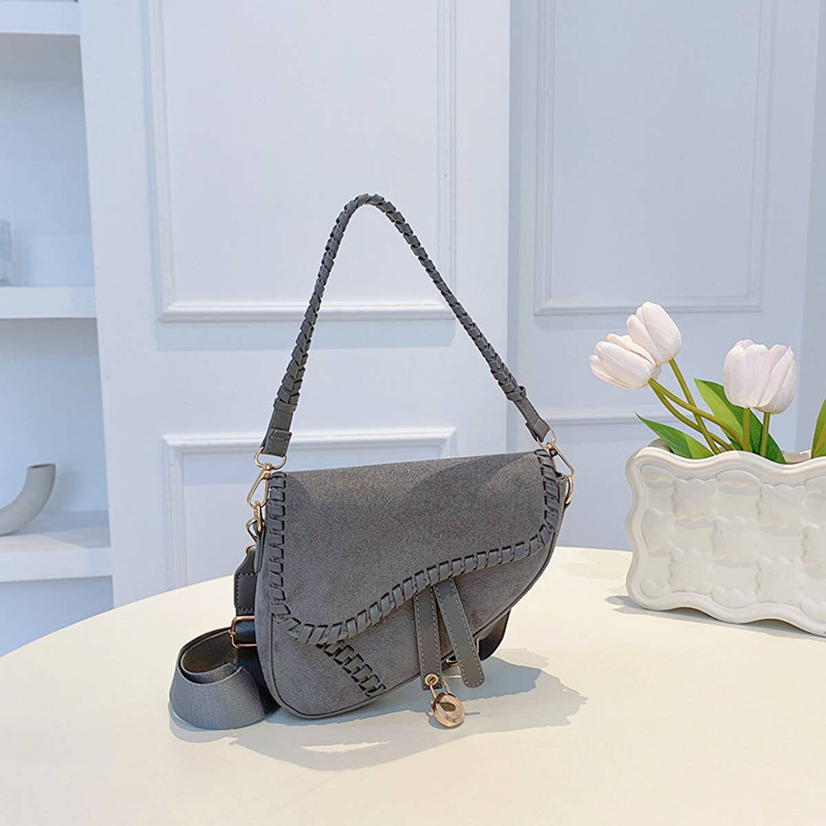 WOMEN FASHIONABLE SHOULDER UNDERARM BAG_CWAB1597