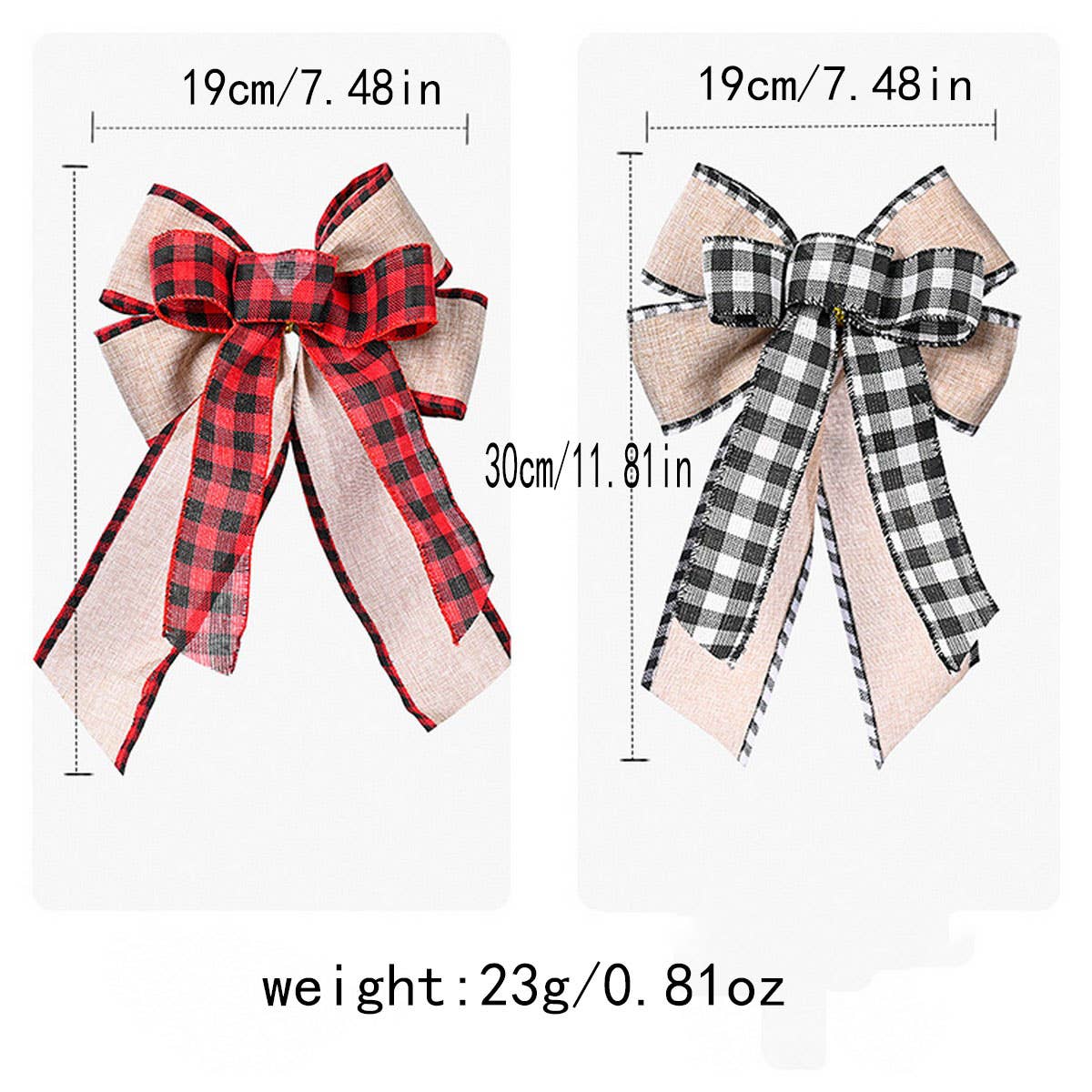 CWMM10216_ST. PATRICKS CHRISTMAS RIBBON BOW TREE TOP DECOR