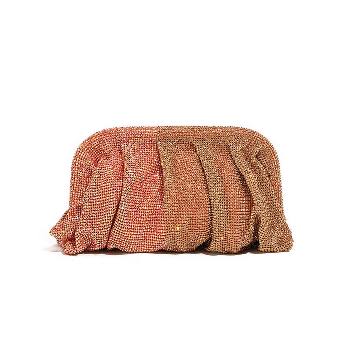 LUXURY HANDMADE RHINESTONE CLOUD CLIP EVENING BAG_CWAB3591