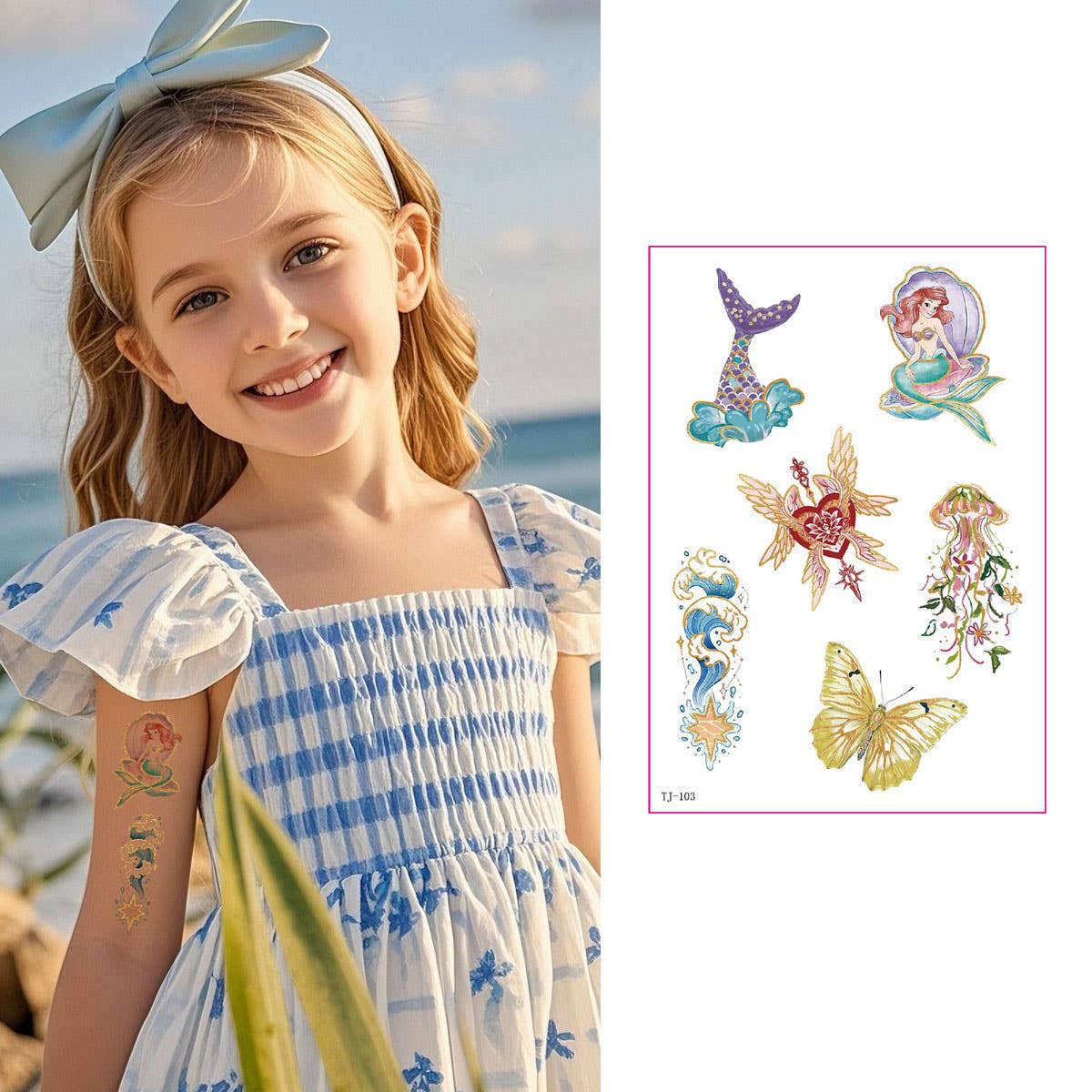 Gold Foil Tattoo Stickers for Girls ?Chic & Classy