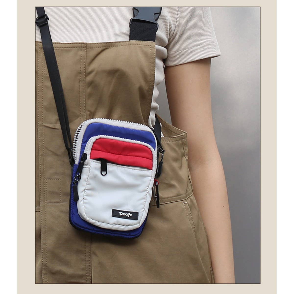 MINI WOMEN'S PHONE SOLID COLOR CROSSBODY BAG_CWAB1825