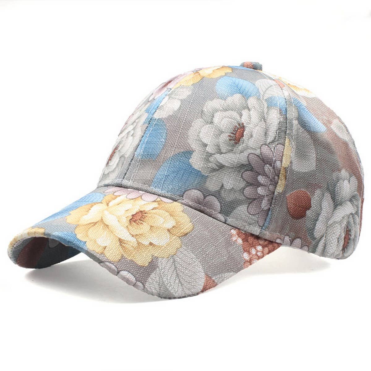 Breathable Floral Sun Hat Sweat-Baseball Cap_CWAH0955